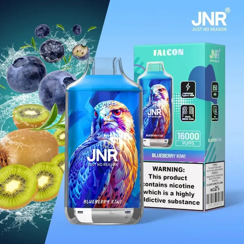 JNR Falcon 16000 saveur Blueberry Kiwi