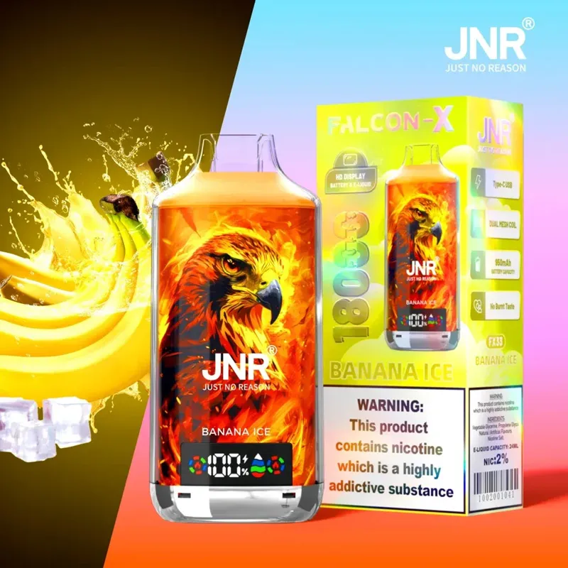 JNR Falcon X 18000 saveur Banana Ice