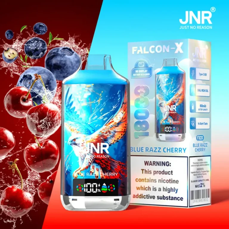 JNR Falcon X 18000 — Blue Razz Cherry
