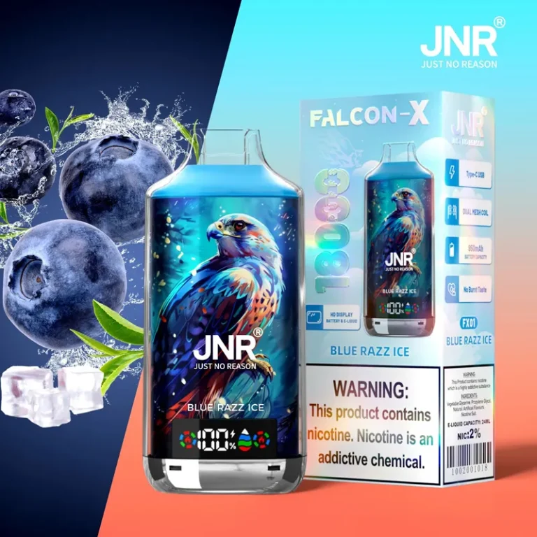 JNR Falcon X 18000 — Blue Razz Ice