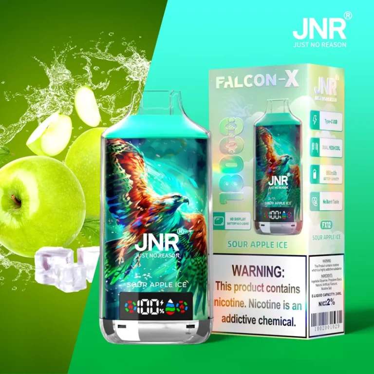 JNR Falcon X 18000 — Sour Apple Ice