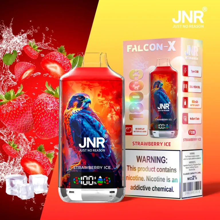 JNR Falcon X 18000 — Strawberry Ice